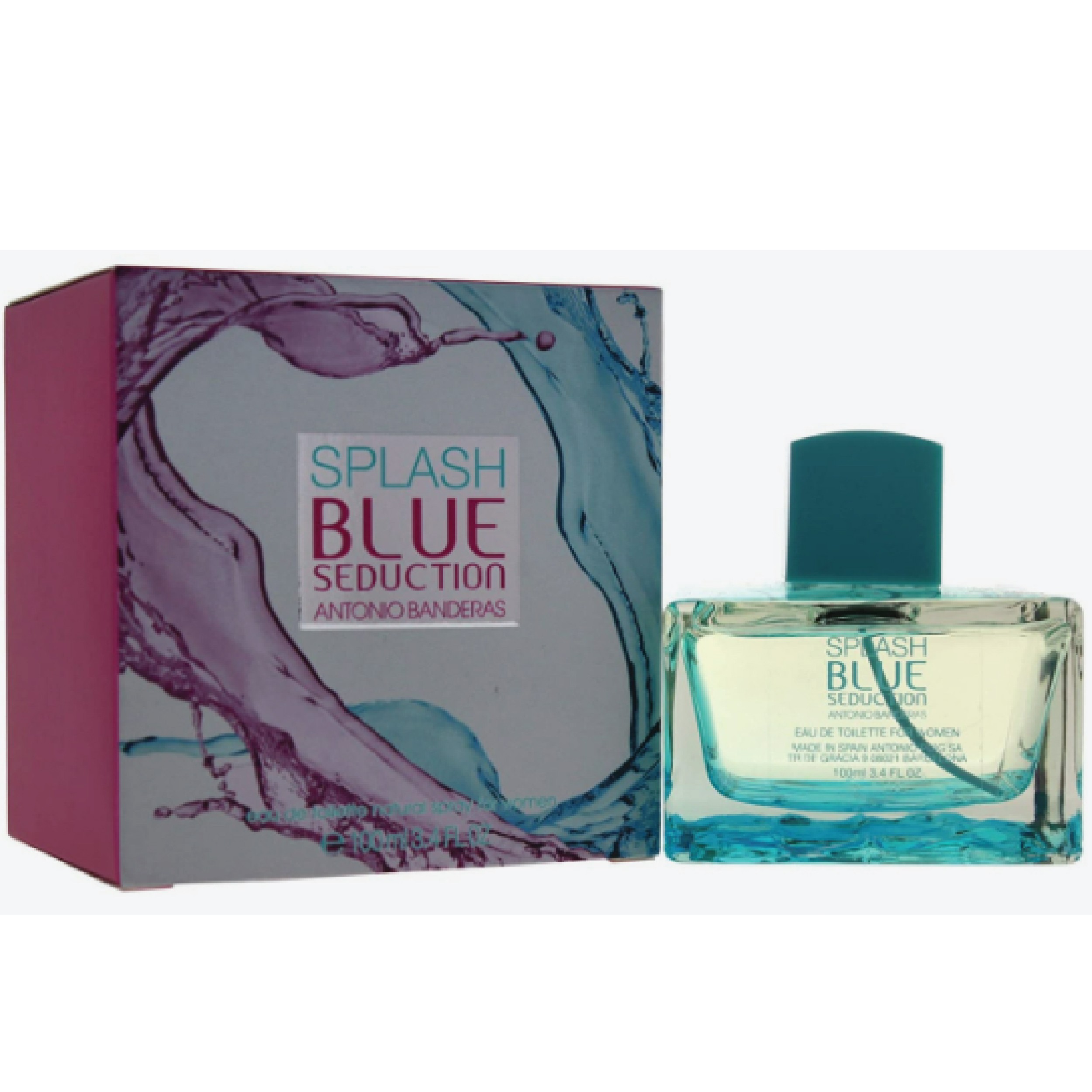 Antonio Banderas Splash Blue Seduction Women Eau De Toilette 100ml spray-106