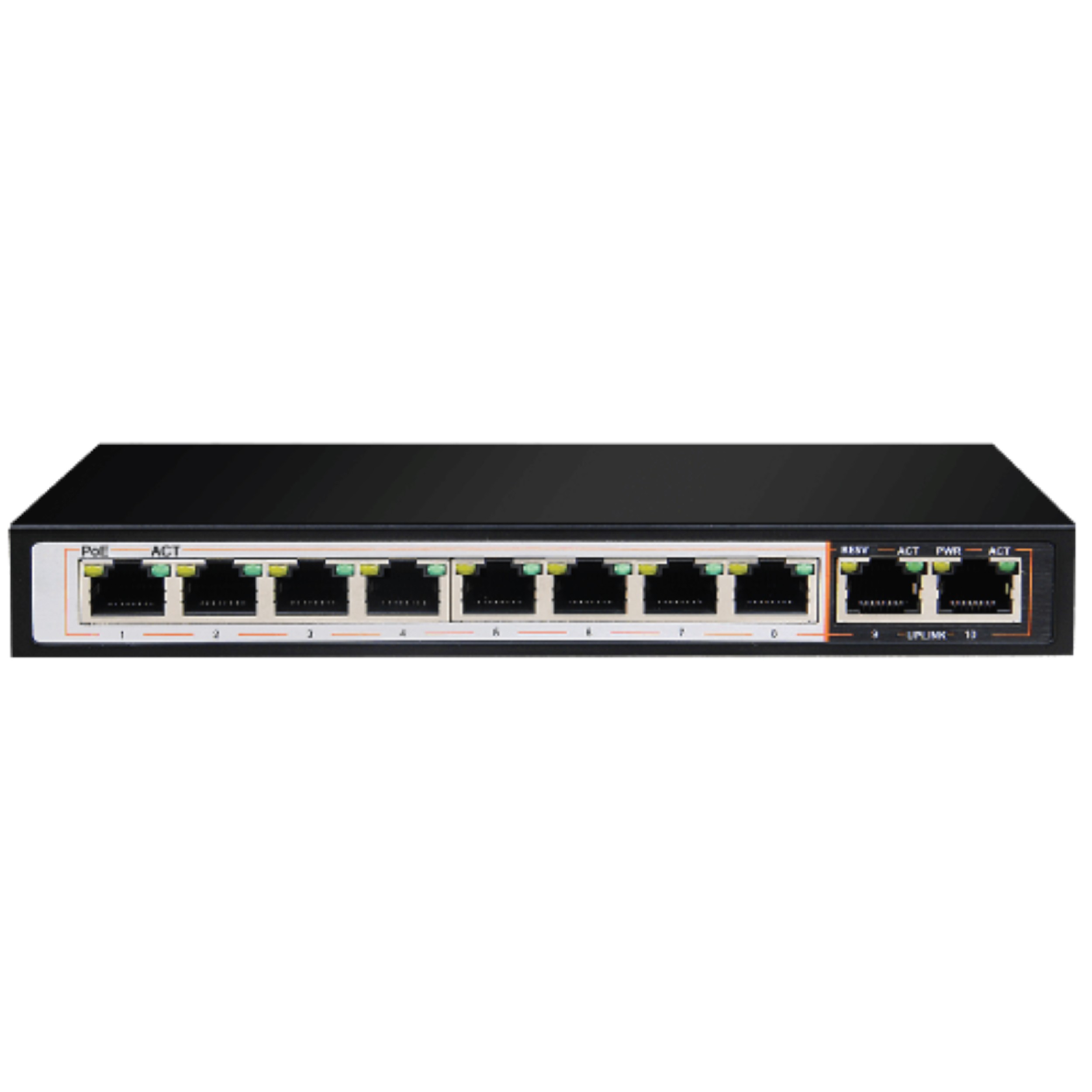 D-LINK DGS-F1010P-E 8GE POE+2GE UPLINK 250M POE SWITCH-770