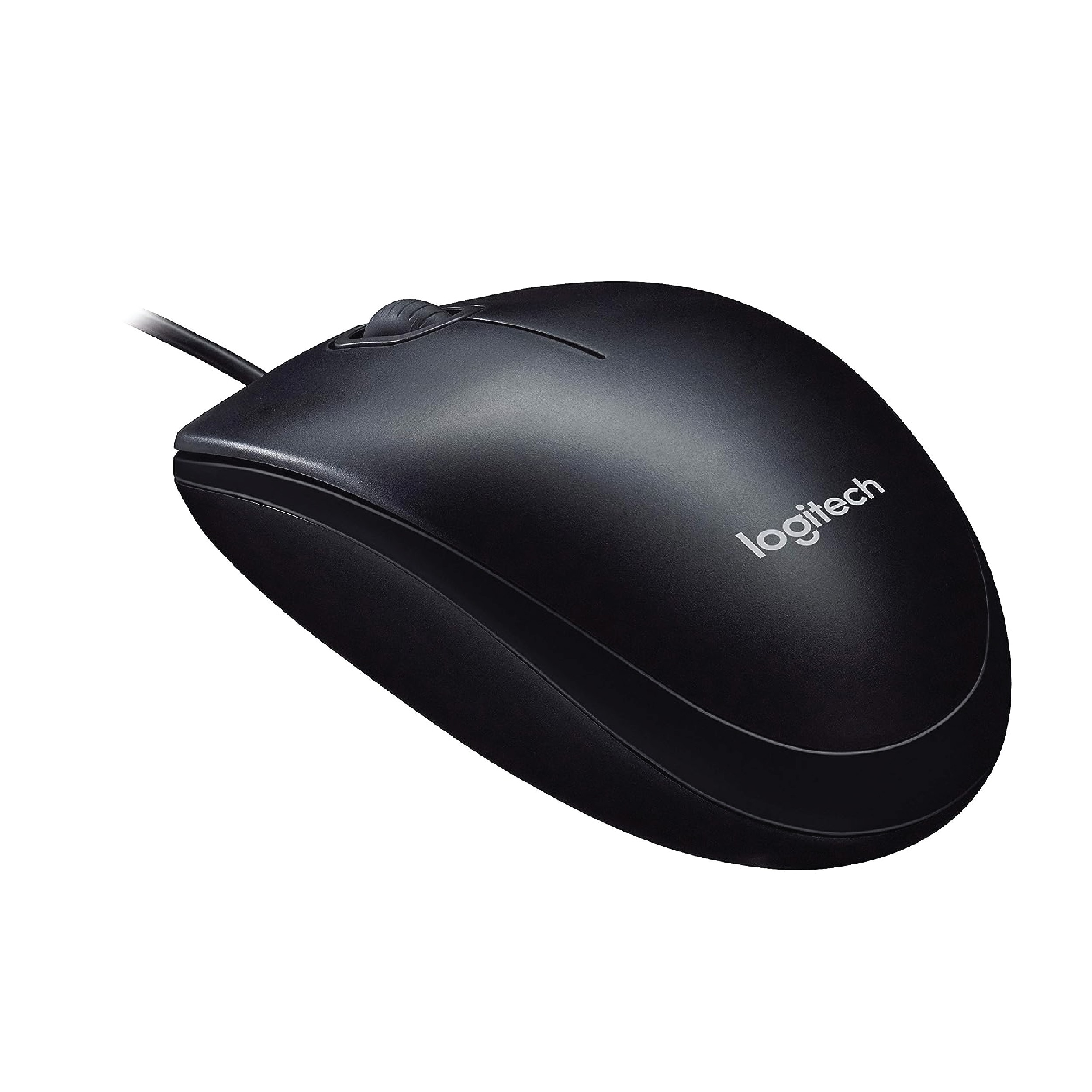 LOGITECH M90 OPTICAL WIRED MOUSE - BLACK-668