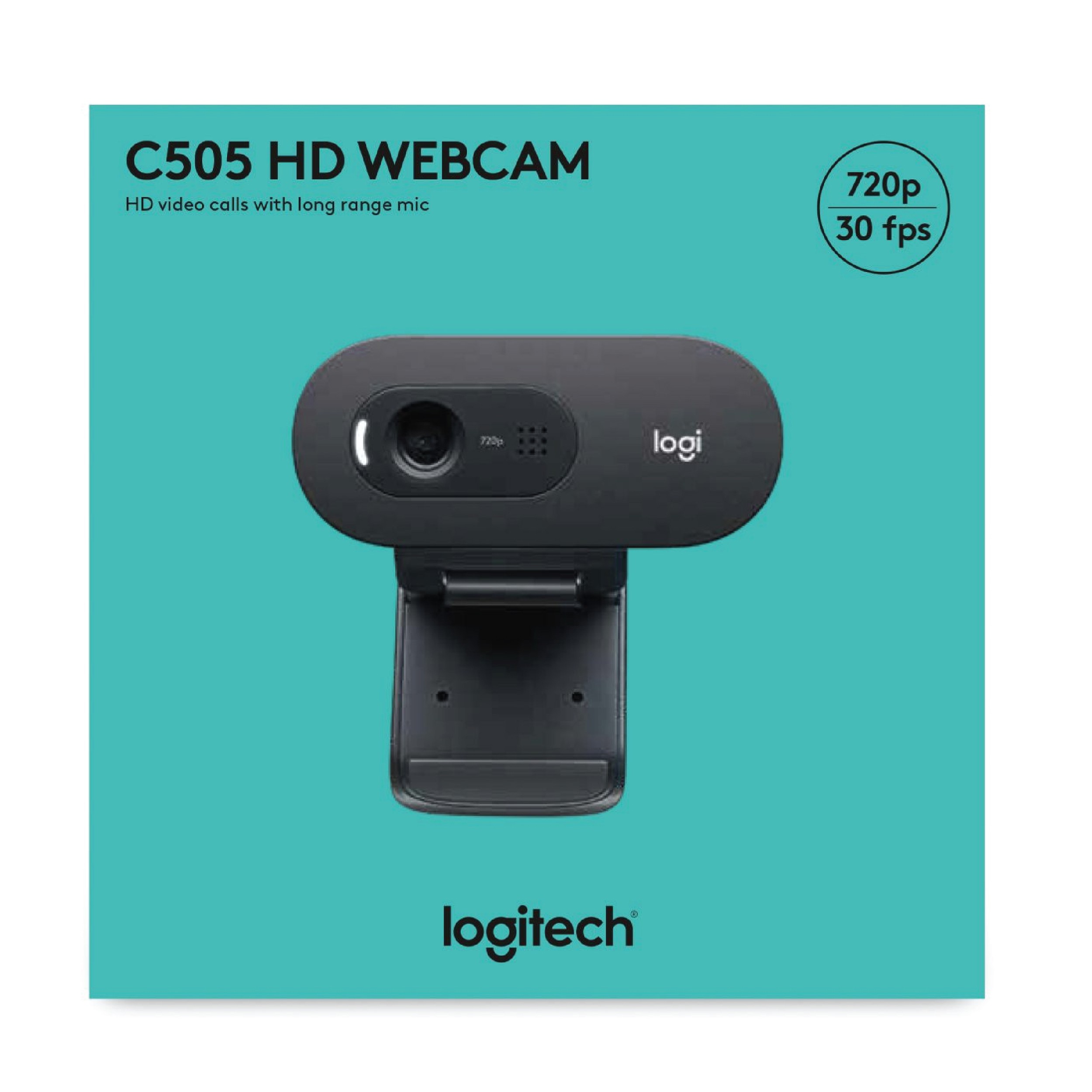 LOGITECH C505 HD WEBCAM WITH 720P AND LONG-RANGE MIC-511