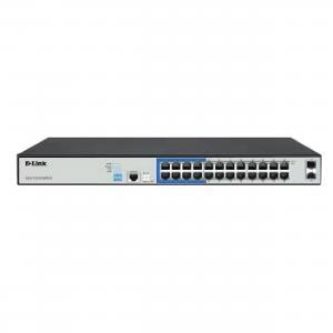 D-LINK DGS-F1210-26PS 24PT GIGA POE + 2SFP 250W SWITCH-LSP