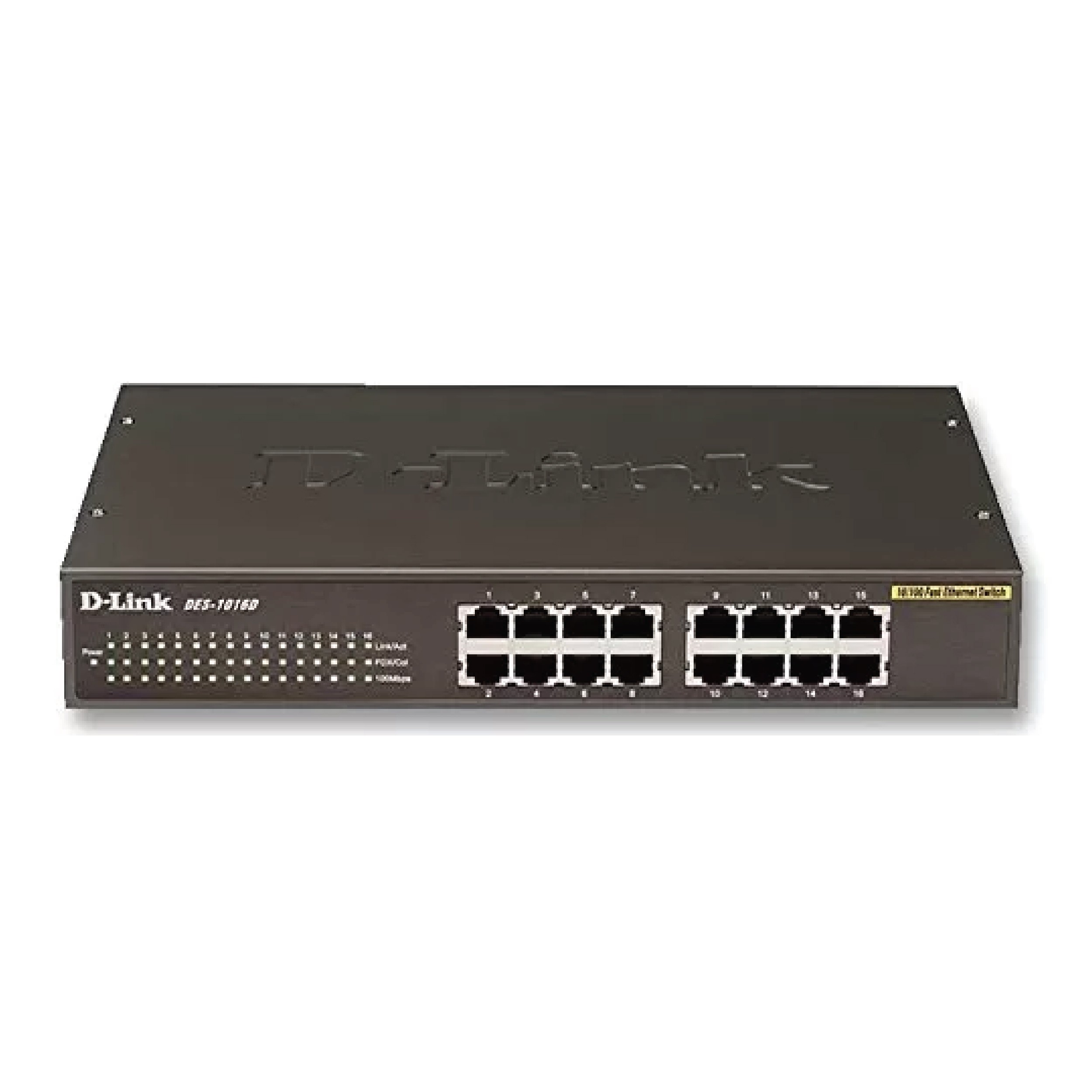 D-LINK DES1016D 16 PORT FAST ETHERNET UNMANAGED SWITCH