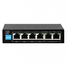 D-LINK DGS-F1006P-E 6PORT 10/100/ 1000MBPS SWITCH WITH 4 POE-LSP