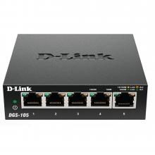 D-LINK 5 PORT DGS105 GIGABIT UNMANAGED DESKTOP SWITCH-LSP