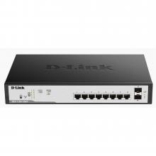 D-LINK DGS F1100-10PS-E 10 PORT 8 GIG POE+2 GIG SFP 96W-LSP